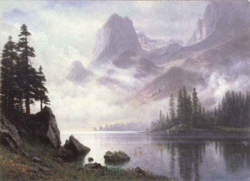 Albert Bierstadt Mountain of the Mist Norge oil painting art